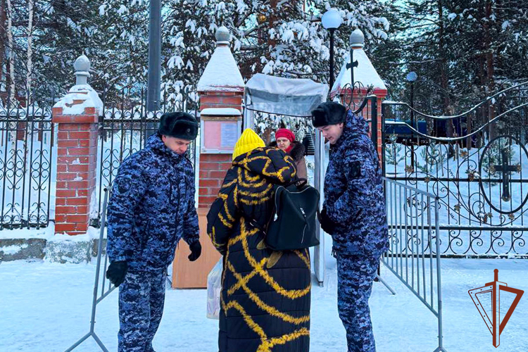 Во время празднования Крещения Господня на Урале правопорядок обеспечили сотрудники Росгвардии