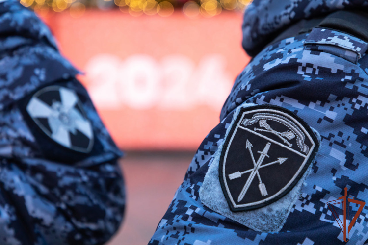 Росгвардейцы приняли участие в обеспечении безопасности новогодних мероприятий в центральной России