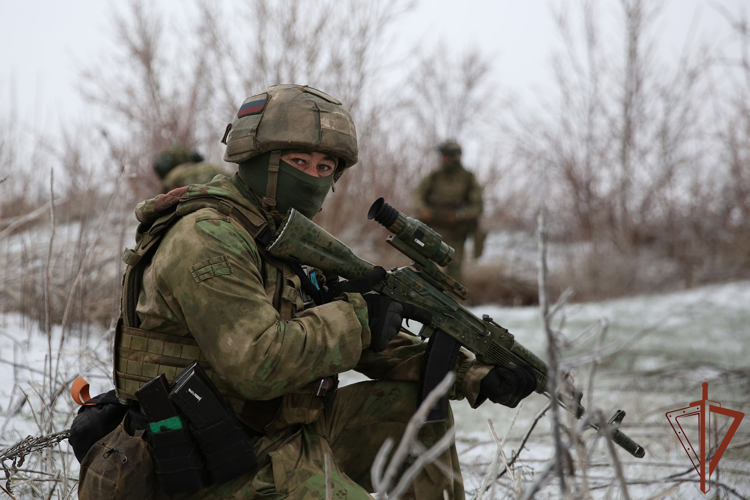 Росгвардейцы обнаружили на брошенных позициях ВСУ тайник с боеприпасами (ВИДЕО)
