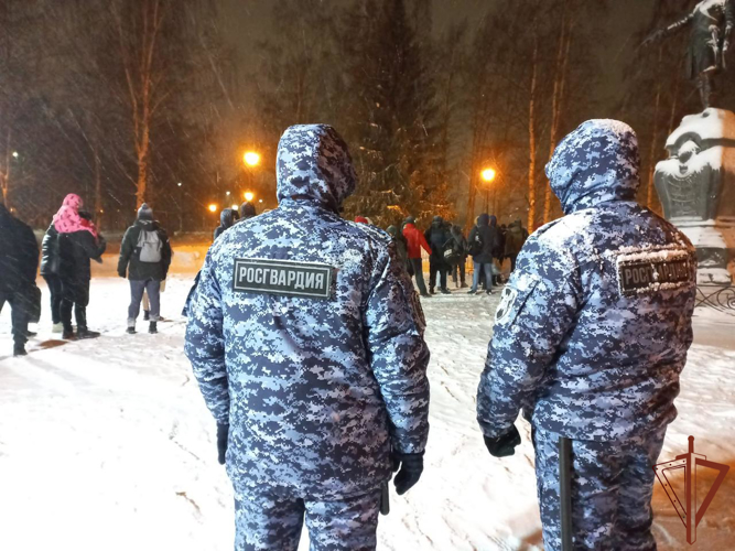 Безопасность празднования Крещения Господня обеспечили военнослужащие и сотрудники Северо-Западного округа Росгвардии