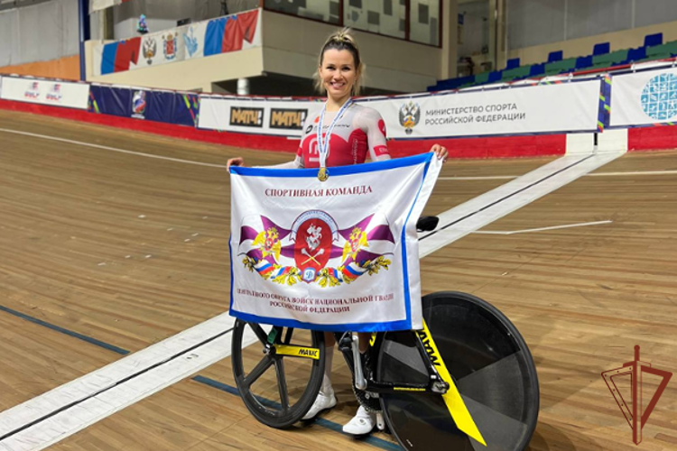 Военнослужащая Центрального округа Росгвардии выиграла Кубок России по велоспорту на треке