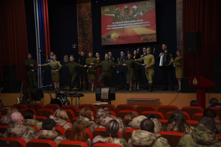 Росгвардия на Северном Кавказе продолжает участвовать в мероприятиях по случаю 80-летия снятия блокады Ленинграда