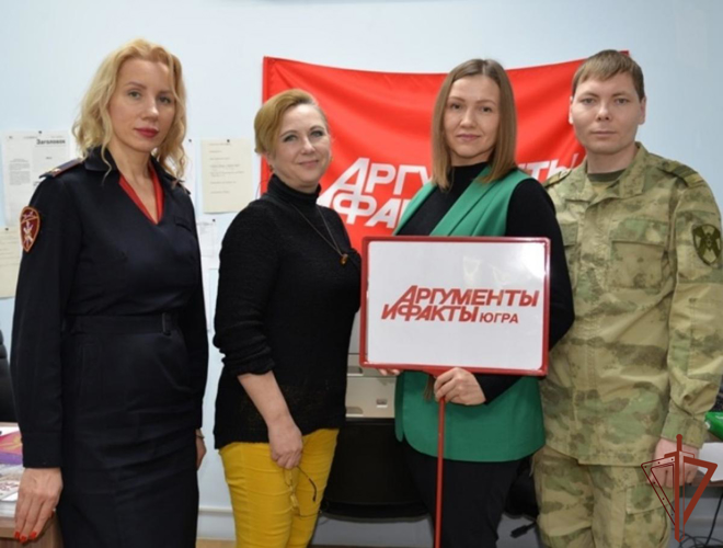 Росгвардия поздравила уральских журналистов с Днем российской печати
