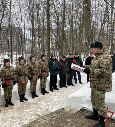 Память военных снайперов - защитников Ленинграда почтили  военнослужащие Северо-Западного округа Росгвардии