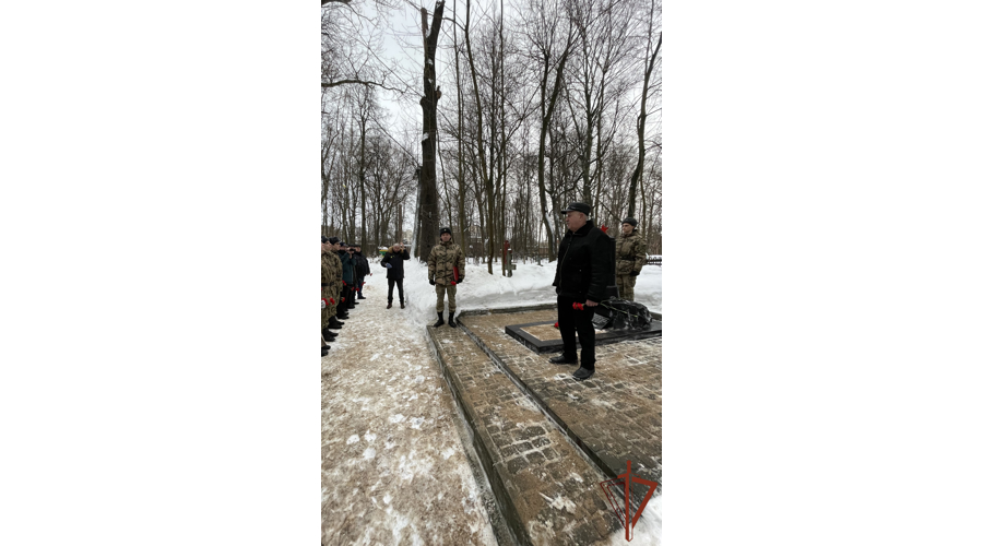 Память военных снайперов - защитников Ленинграда почтили  военнослужащие Северо-Западного округа Росгвардии