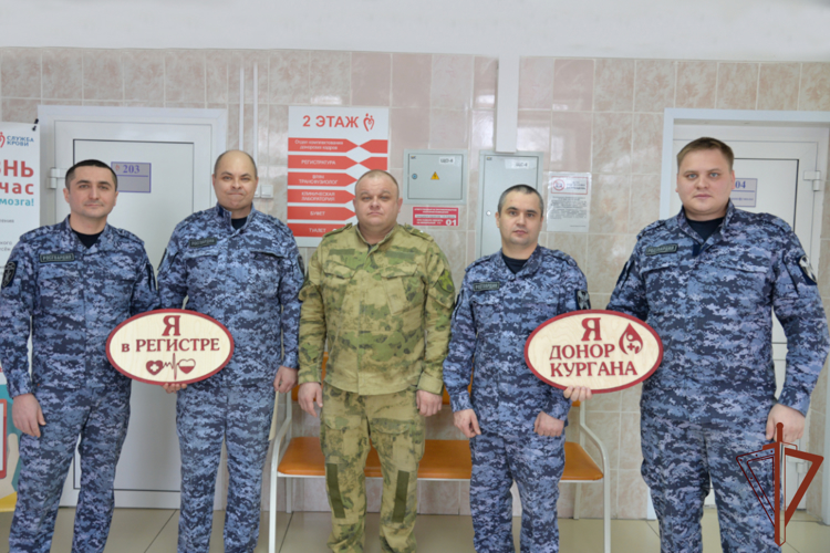 Росгвардейцы присоединились к всероссийской ведомственной донорской акции в Зауралье 