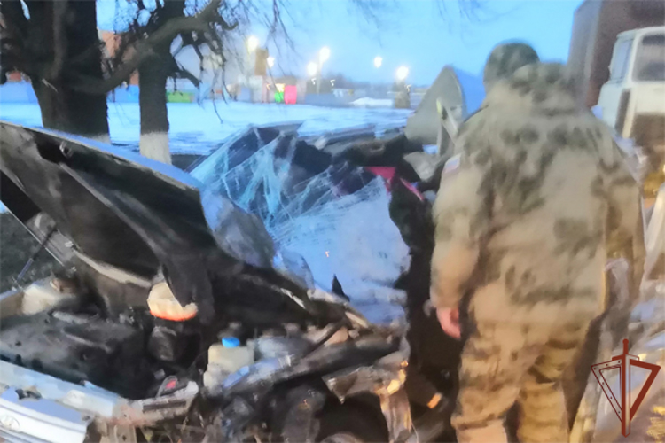 Росгвардейцы первыми пришли на помощь пострадавшему в ДТП под Волгоградом 