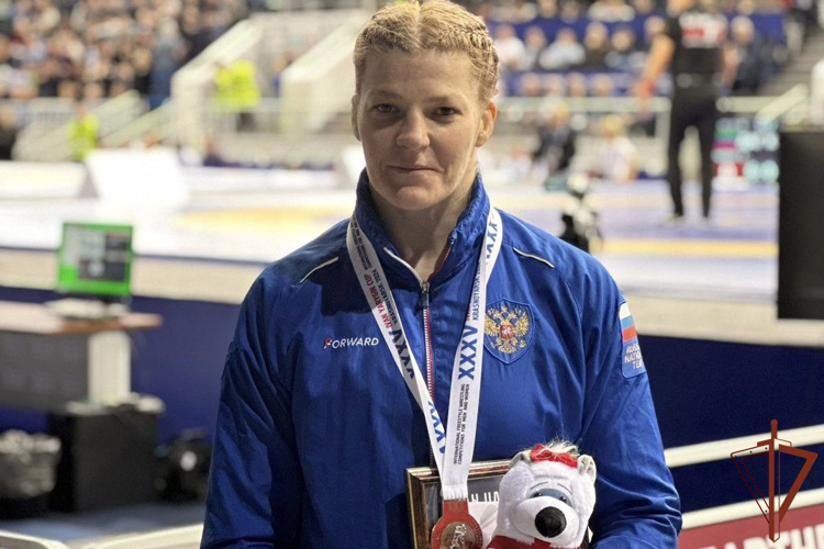 Спортсменка Росгвардии стала призером международного чемпионата по борьбе