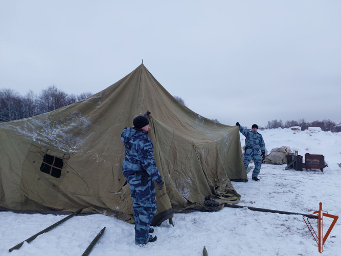 Росгвардейцы обеспечили безопасность во время празднования Крещения Господне в Центральной России
