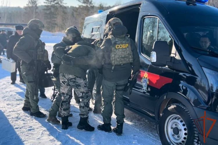 Росгвардия приняла участие в межведомственном учении в Иркутской области 