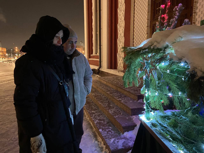 Росгвардейцы встретили рождественскую ночь в главном храме ведомства
