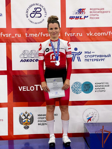 Спортсмен Росгвардии стал призером Чемпионата России по велоспорту на треке