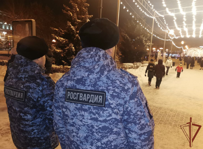 Безопасность в Новогоднюю ночь обеспечила Росгвардия в Сибири
