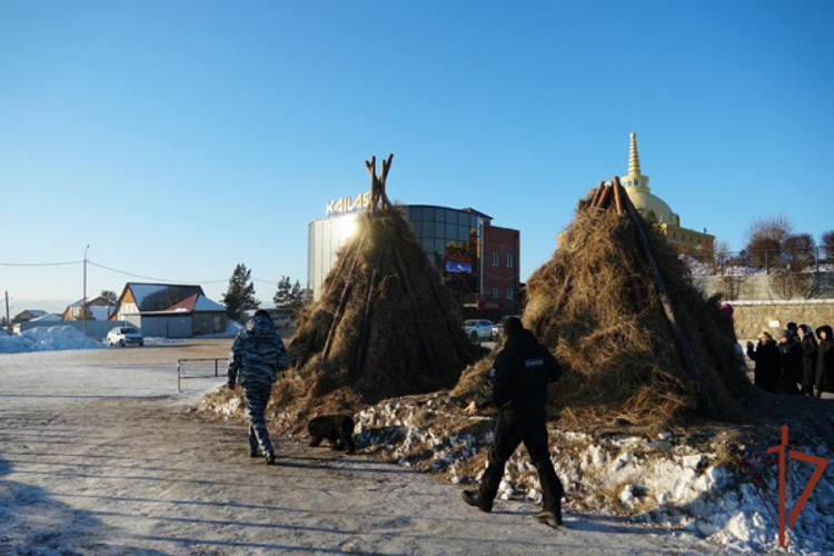 Безопасность религиозного праздника Сагаалган в Бурятии обеспечивают росгвардейцы