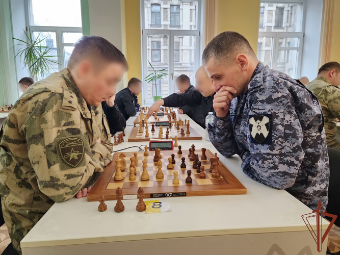 Чемпионат Северо-Западного округа Росгвардии по шахматам прошёл в Санкт-Петербурге