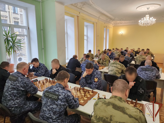 Чемпионат Северо-Западного округа Росгвардии по шахматам прошёл в Санкт-Петербурге