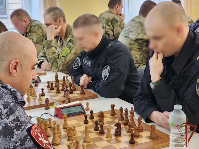 Чемпионат Северо-Западного округа Росгвардии по шахматам прошёл в Санкт-Петербурге