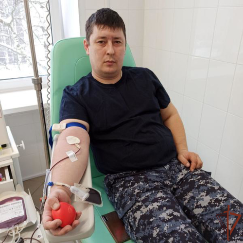 Росгвардейцы пополнили банк крови медучреждений Мордовии