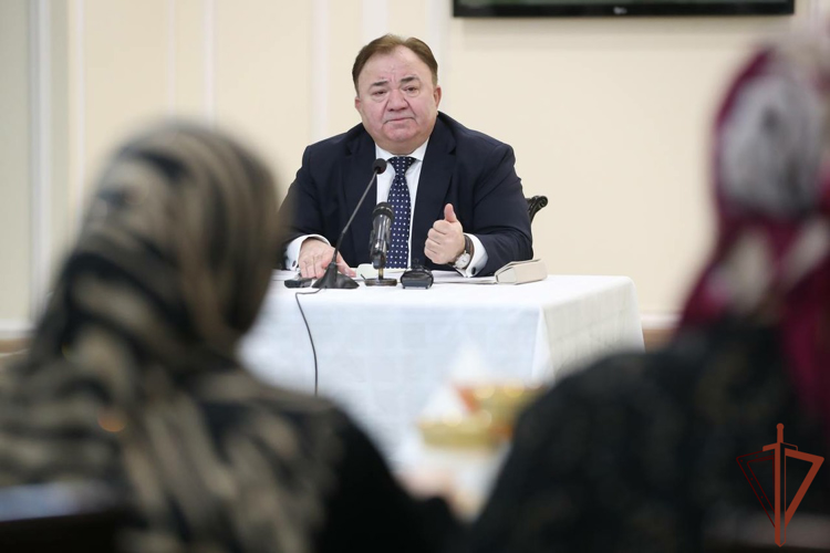 Представители Росгвардии посетили встречу главы Ингушетии с семьями погибших участников СВО