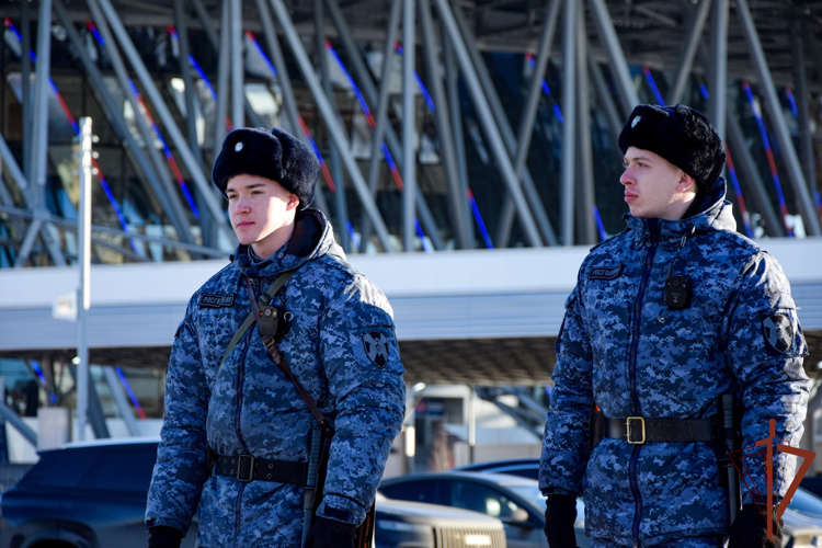 Безопасность матча КХЛ обеспечили росгвардейцы в Санкт-Петербурге