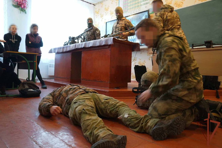Патриотическая акция Росгвардии «Неделя мужества» проходит в Херсонской и Запорожской областях (видео) 