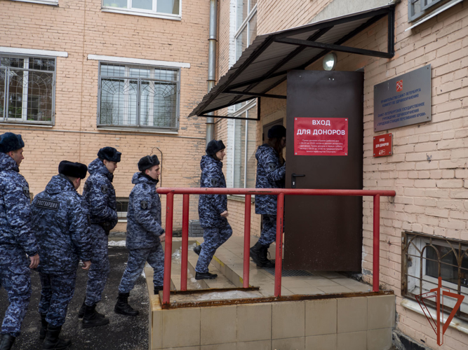 сотрудники Росгвардии сдали кровь для пациентов городских больниц в Санкт-Петербурге