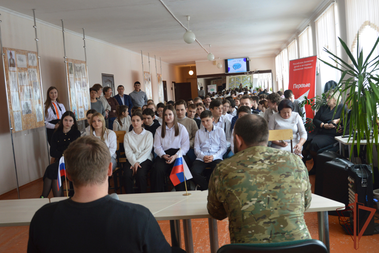 К ведомственной акции «Неделя мужества» присоединились военнослужащие из Урус-Мартана