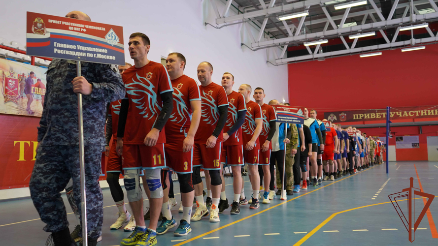  Чемпионат Центрального округа Росгвардии по волейболу завершился в  Москве