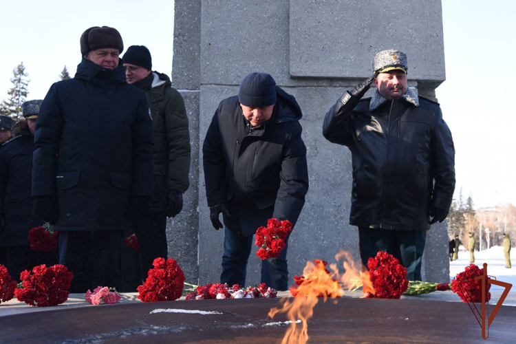 Память воинов-интернационалистов почтили росгвардейцы в Сибири 