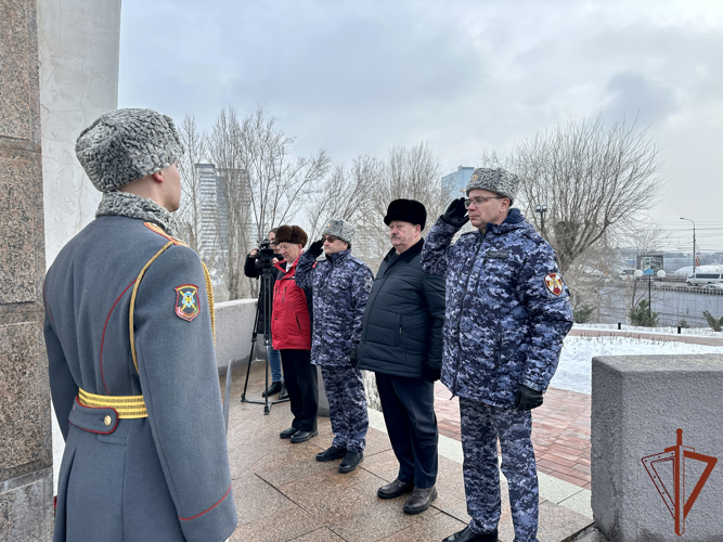 Росгвардия присоединилась к празднованию 81-й годовщины победы в Сталинградской битве