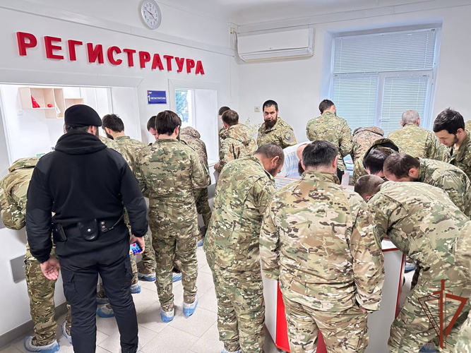 Росгвардейцы из Чеченской Республики присоединились ко всероссийской акции «От сердца к сердцу»