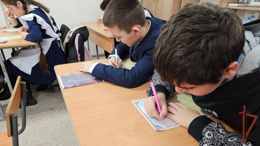 Росгвардия  поддержала акцию «Письмо защитнику Отечества» в Северной Осетии