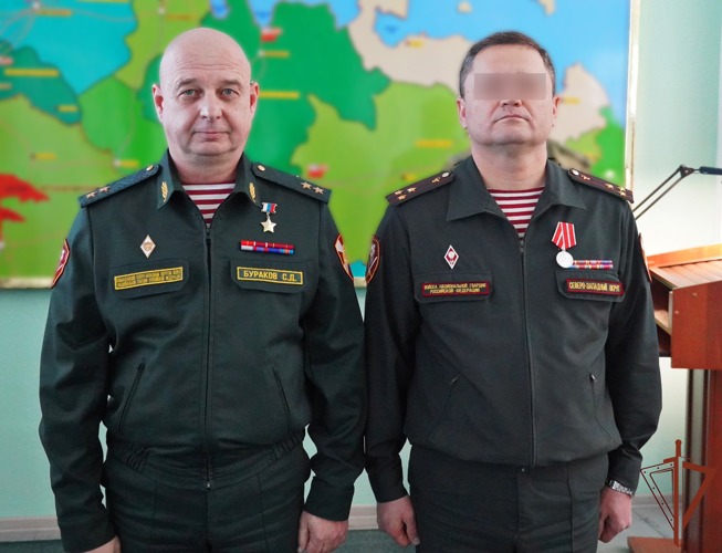Командующий Северо-Западным округом Росгвардии вручил госнаграды отличившемуся в ходе СВО личному составу