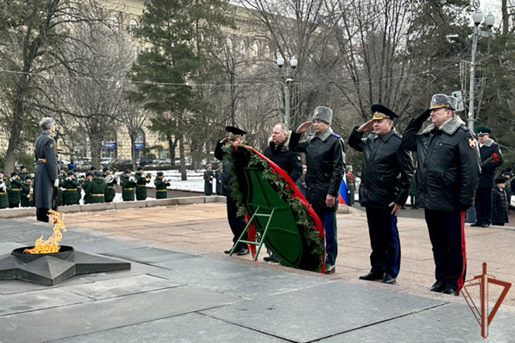 Росгвардия присоединилась к празднованию 81-й годовщины победы в Сталинградской битве
