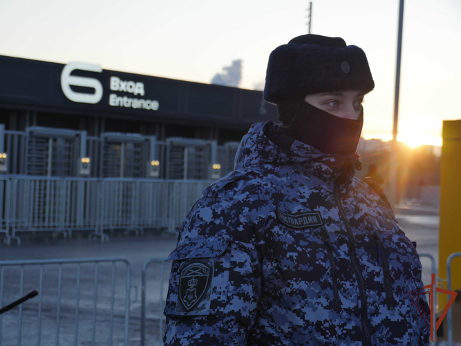 Сотрудники Росгвардии обеспечили безопасность спортивного мероприятия в Санкт-Петербурге