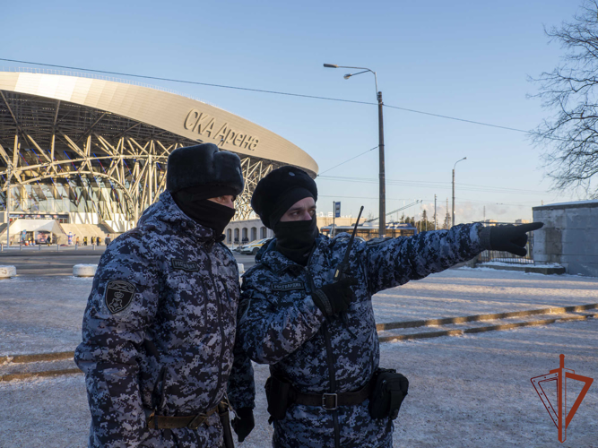 Сотрудники Росгвардии обеспечили безопасность спортивного мероприятия в Санкт-Петербурге