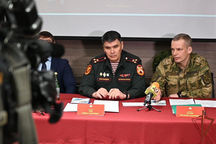 Посвященная предстоящему чемпионату Росгвардии по офицерскому троеборью пресс-конференция прошла в Новосибирске (видео)