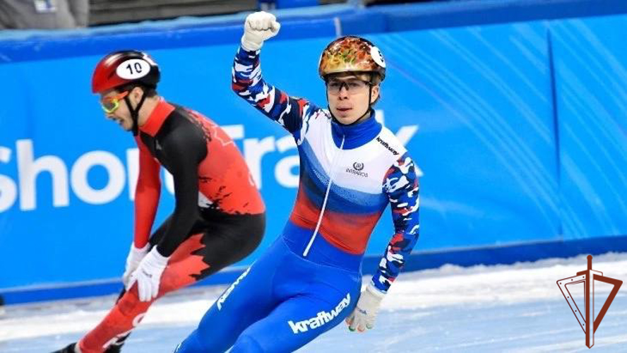 Спортсмен Росгвардии стал чемпионом Всероссийской спартакиады по шорт-треку