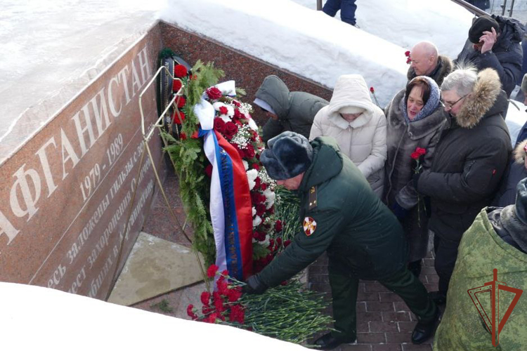 Память воинов-интернационалистов почтили росгвардейцы в Сибири 
