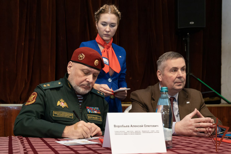 В Академическом ансамбле Росгвардии состоялось торжественное  гашение юбилейной почтовой марки