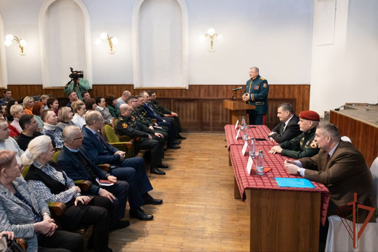 В Академическом ансамбле Росгвардии состоялось торжественное  гашение юбилейной почтовой марки