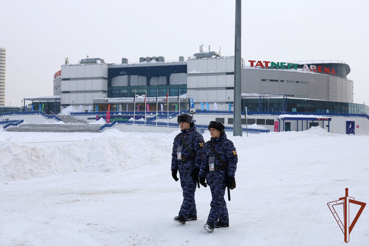 Росгвардейцы обеспечивают безопасность «Игр будущего» в Казани