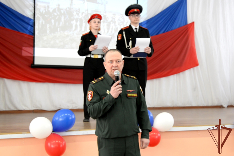 Первый в Зауралье кадетский класс Росгвардии открыли  в Кургане