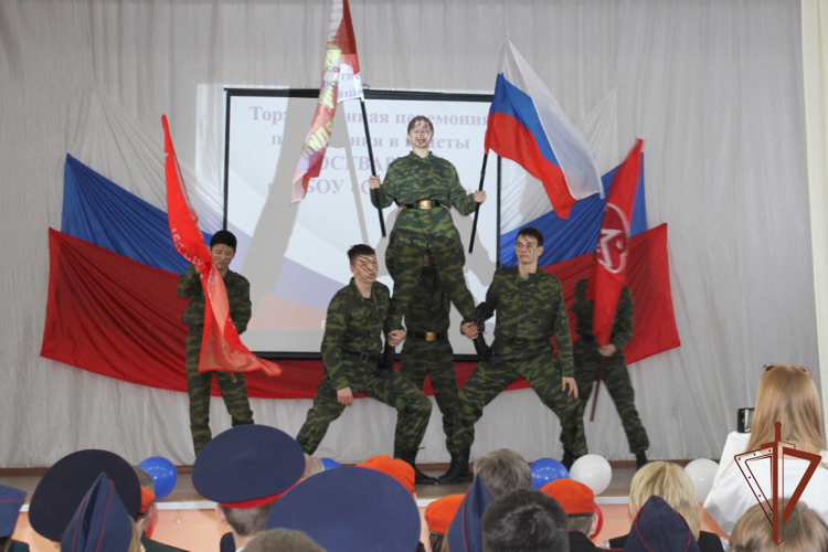 Первый в Зауралье кадетский класс Росгвардии открыли  в Кургане