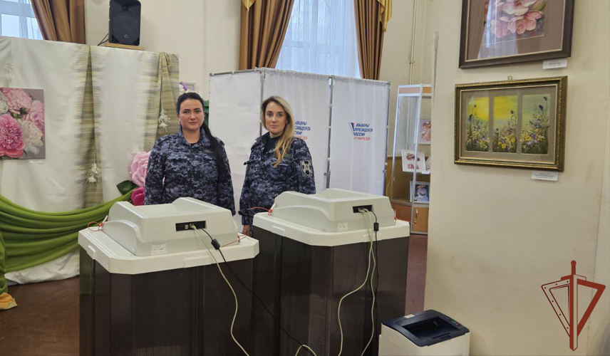 Росгвардия обеспечила безопасность проведения выборов главы государства в регионах Центральной России