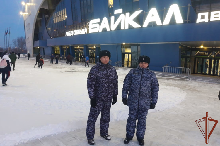 Росгвардия обеспечила безопасность при проведении хоккейных матчей в Иркутской области