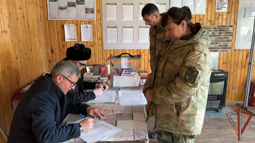 Военнослужащие Росгвардии проголосовали в труднодоступных районах Северного Кавказа 