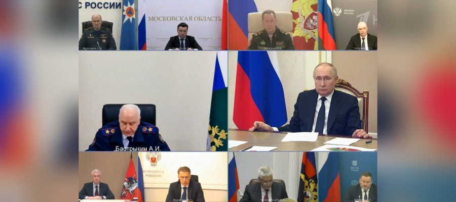 Генерал армии Виктор Золотов принял участие в совещании по мерам, принимаемым после теракта в «Крокус Сити Холле»