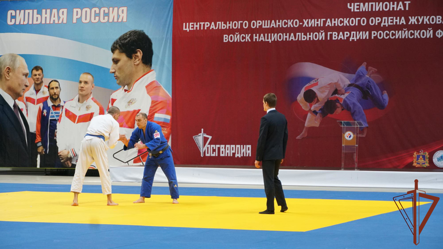 Чемпионат Центрального округа Росгвардии по дзюдо прошел в Брянске