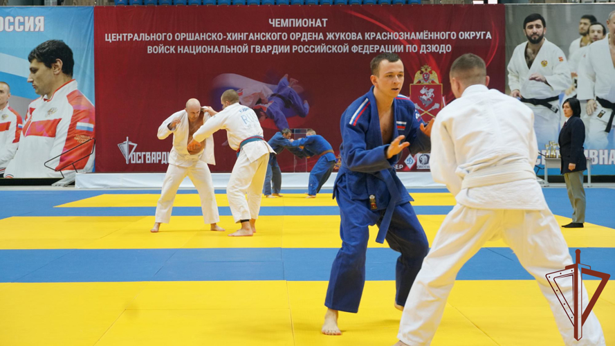 Чемпионат Центрального округа Росгвардии по дзюдо прошел в Брянске